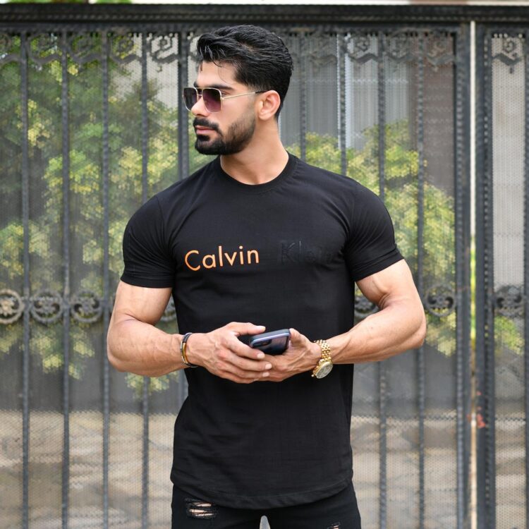 تیشرت مردانه CALVIN KLEIN مشکی کد 15394