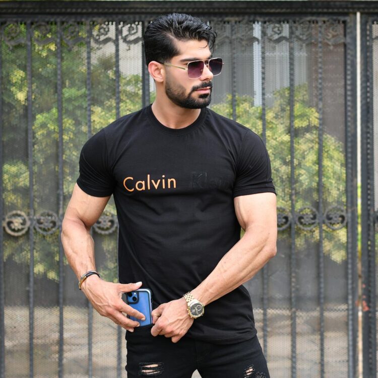 تیشرت مردانه CALVIN KLEIN مشکی کد 15394