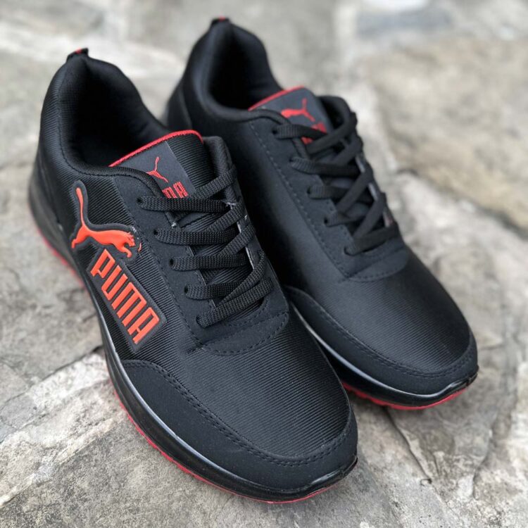 کتانی سایز بزرگ PUMA مشکی کد 15674