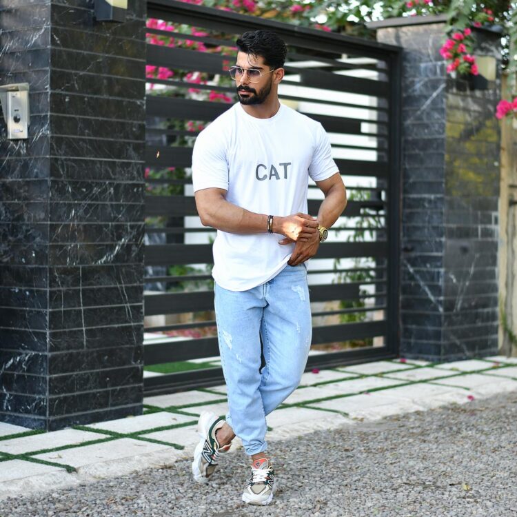 تیشرت مردانه CAT کد 16601