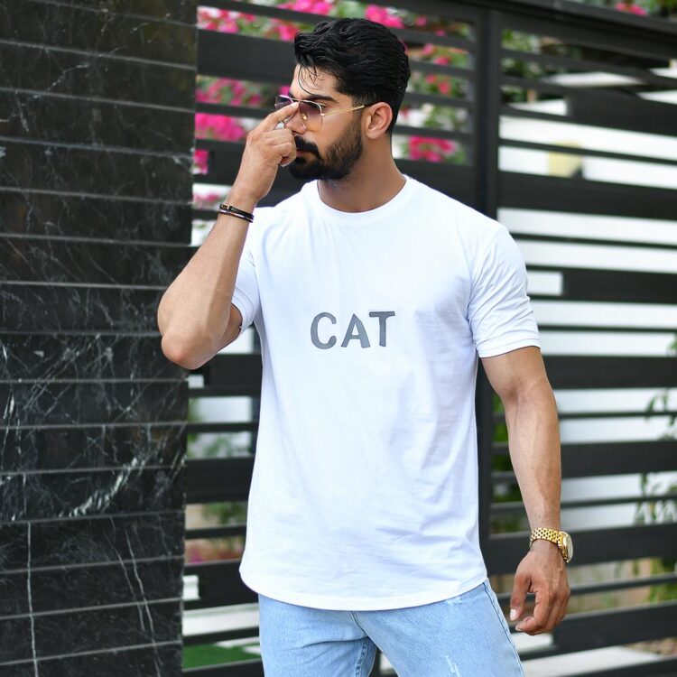 تیشرت مردانه CAT کد 16601