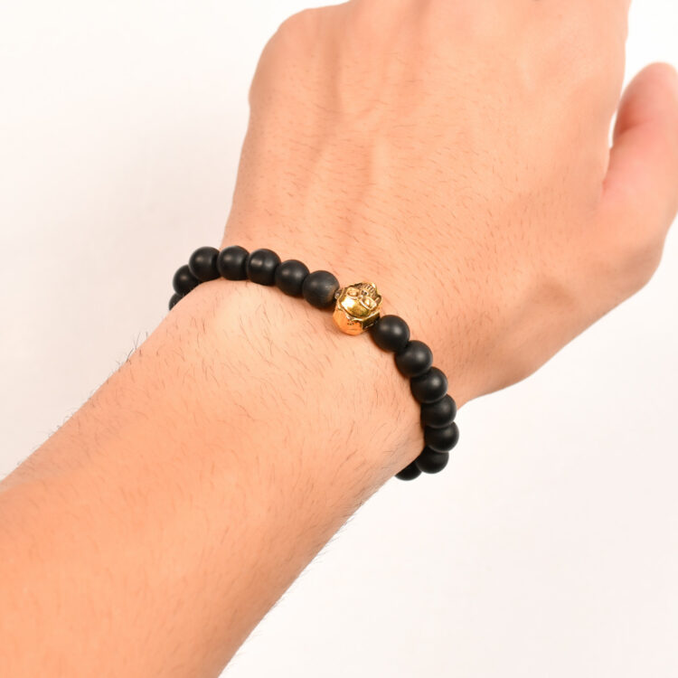 دستبند سنگی طرح اسکلت کد 16917