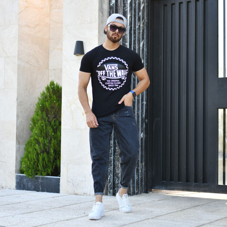 تیشرت مردانه VANS مشکی کد 15644