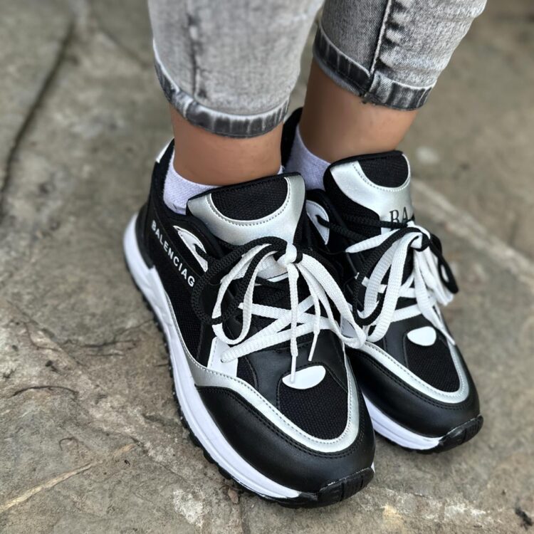 کتانی دخترانه BALENCIAGA مشکی کد 16366