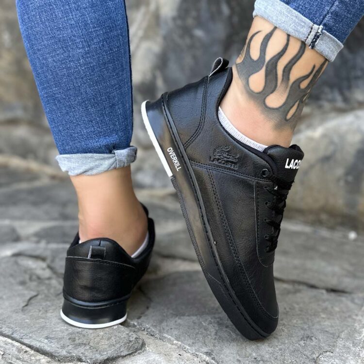 کتانی مردانه LACOSTE مشکی کد 16553