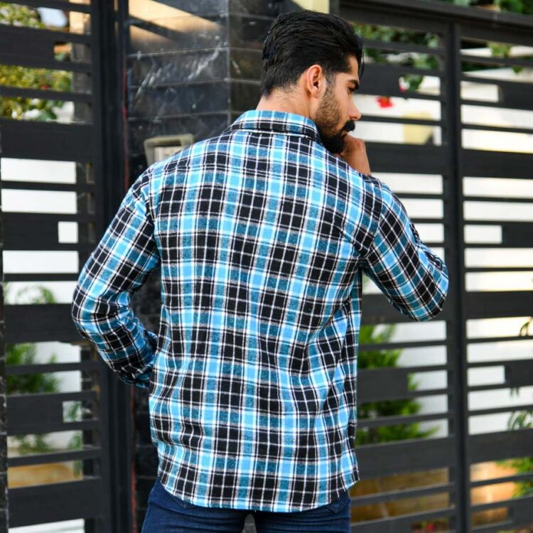 پیراهن مردانه چهارخانه کد 17204