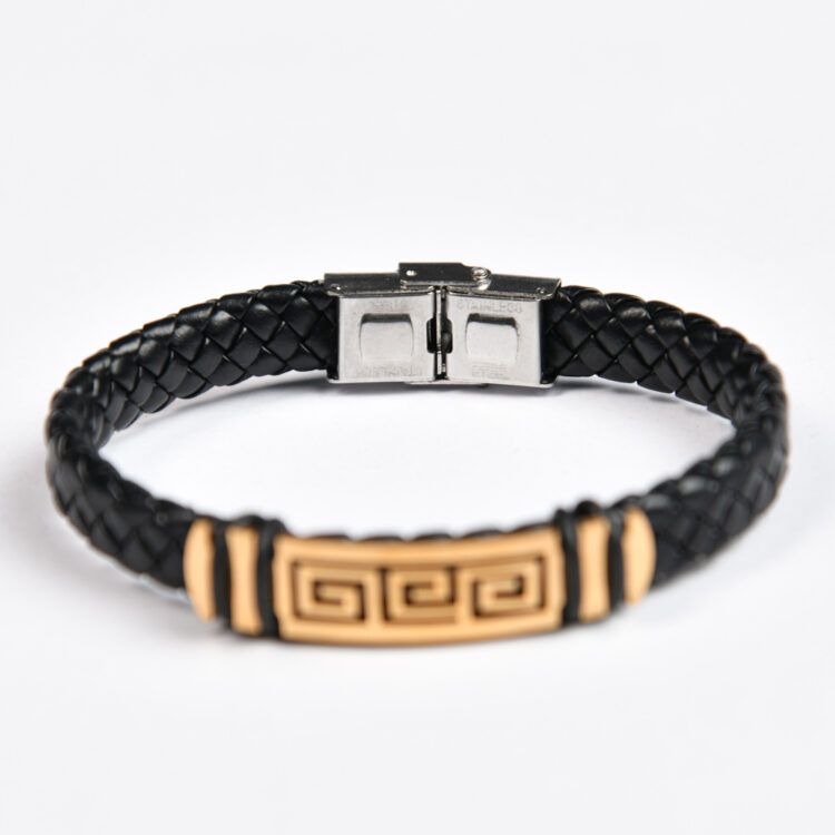 دستبند چرم ورساچ کد 17340