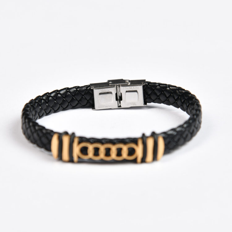 دستبند چرم کد 17342