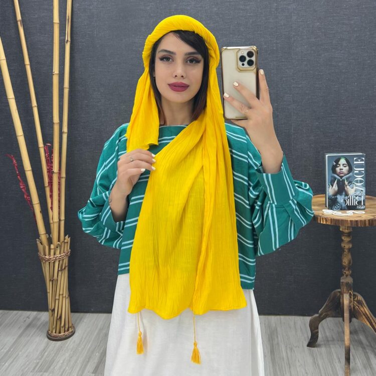شال منگوله دار کد 16915