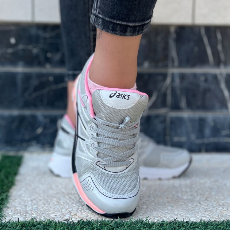 کتانی دخترانه ASICS خاکستری کد 16763