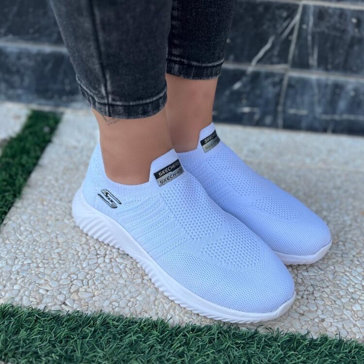کتانی دخترانه SKECHERS آبی روشن کد 16760