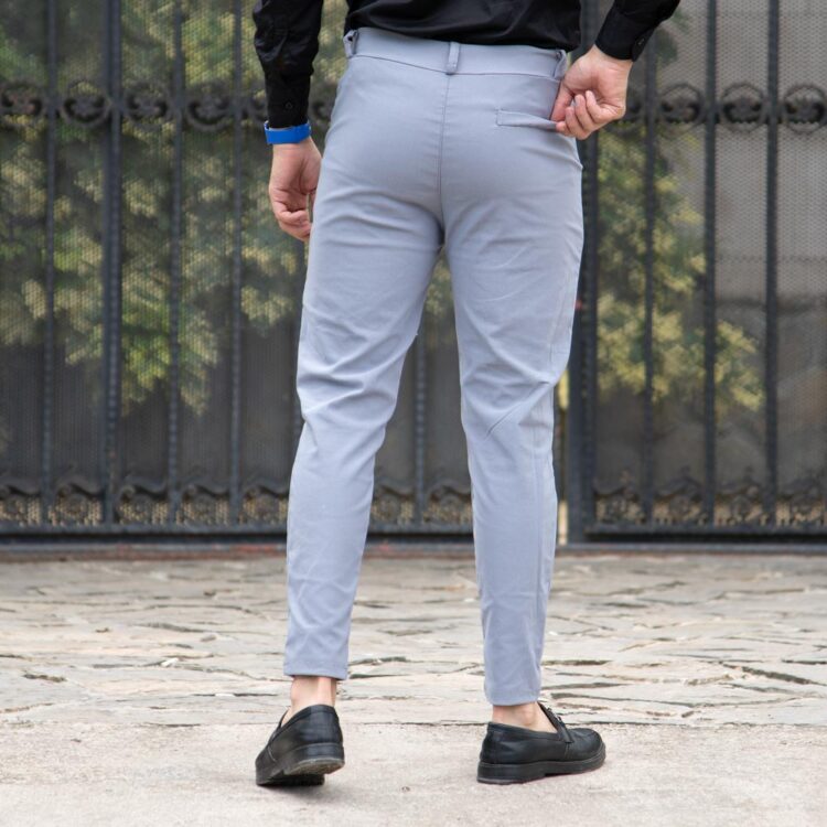 شلوار مردانه طوسی کد 12261