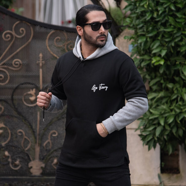 هودی مردانه Be Strong کد 12134