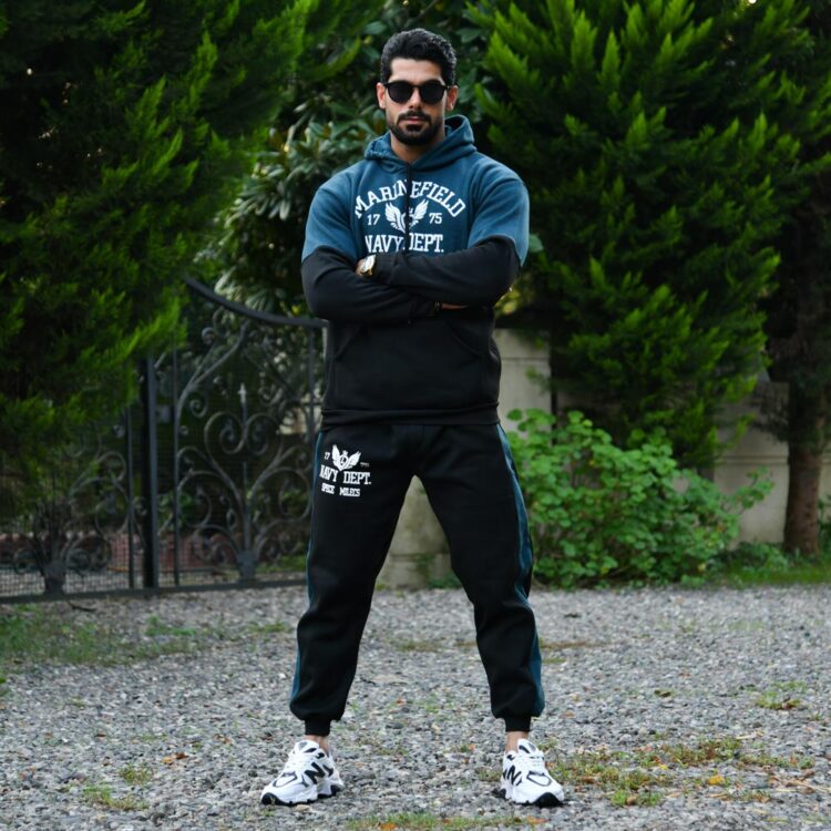 ست هودی و اسلش مردانه کد 17964
