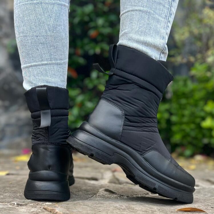 بوت کاپشنی جلو زیپ کد 18005