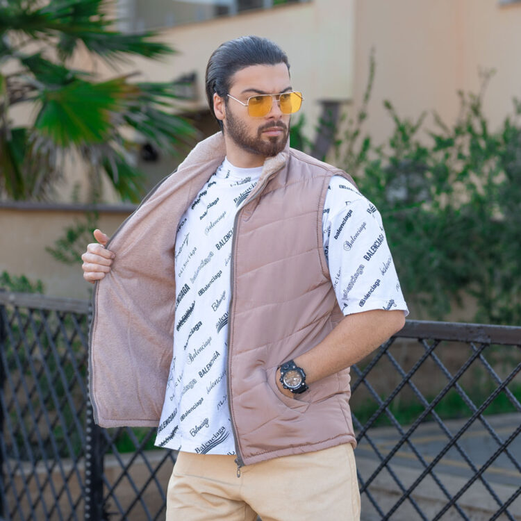 پافر مردانه بژ کد 19091
