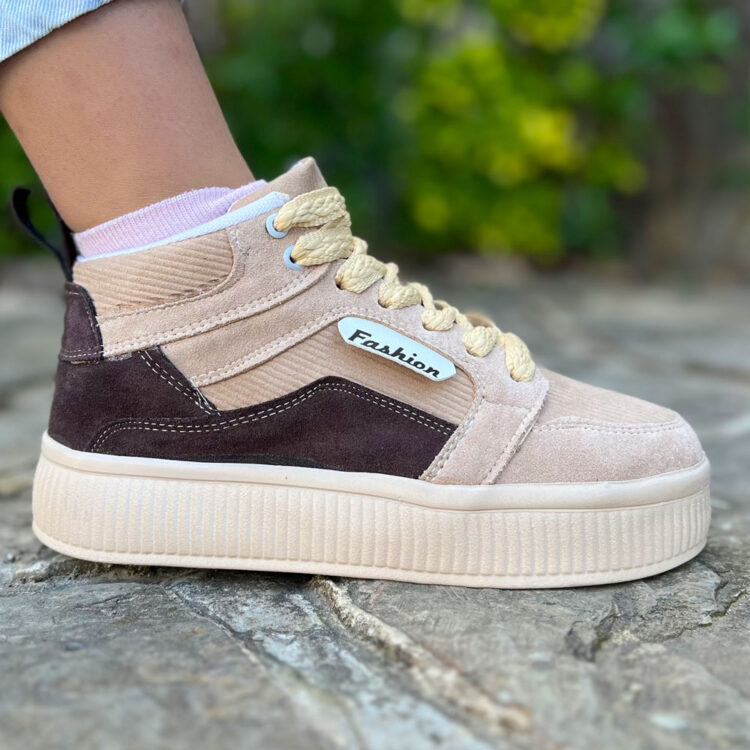 کتانی نیم ساق دخترانه کد 18893