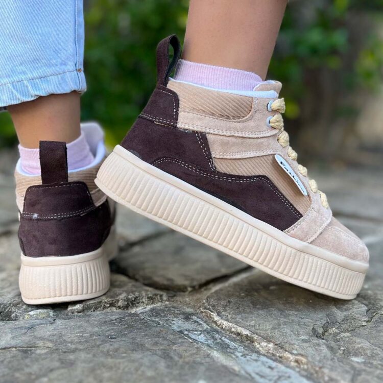 کتانی نیم ساق دخترانه کد 18893