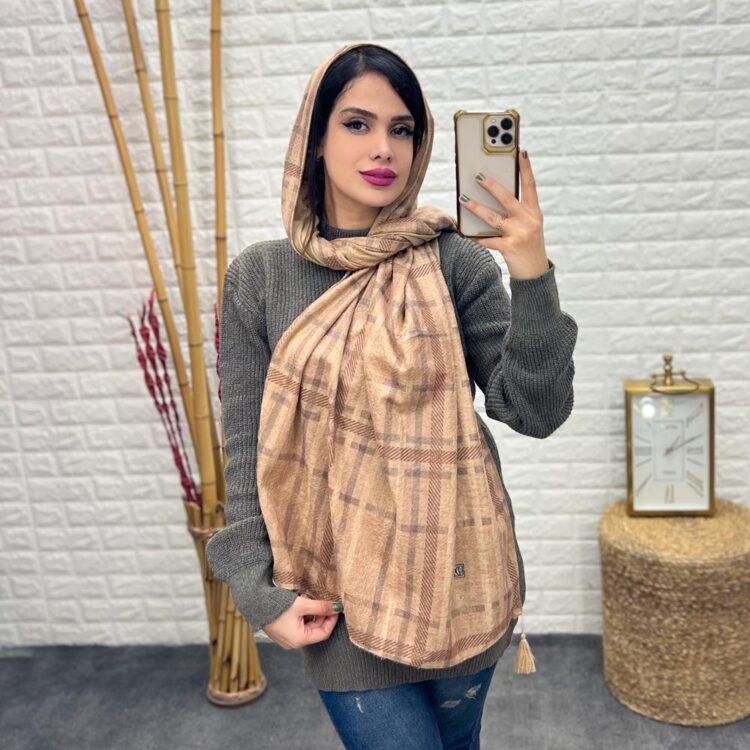 شال موهر کرم کد 18654