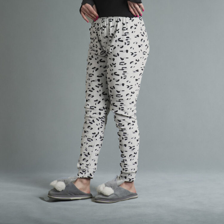 شلوار مخمل پلنگی کد 19327