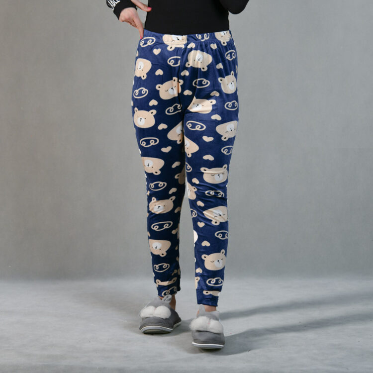 شلوار راحتی مخمل کد 19322