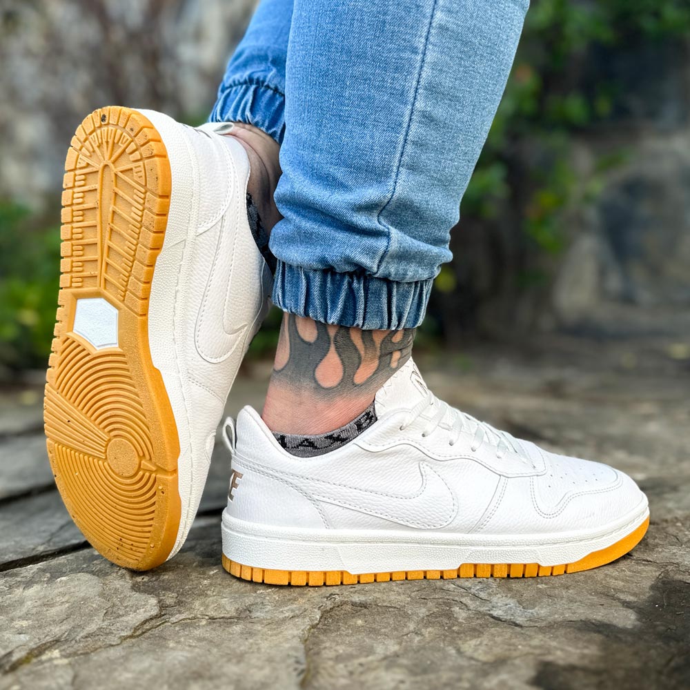 کتانی مردانه نایک سفید کد 19130