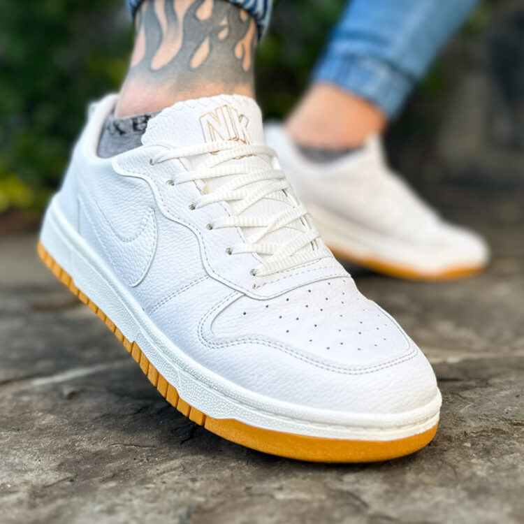 کتانی مردانه نایک سفید کد 19130