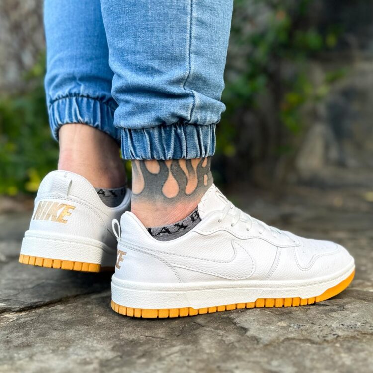 کتانی مردانه نایک سفید کد 19130