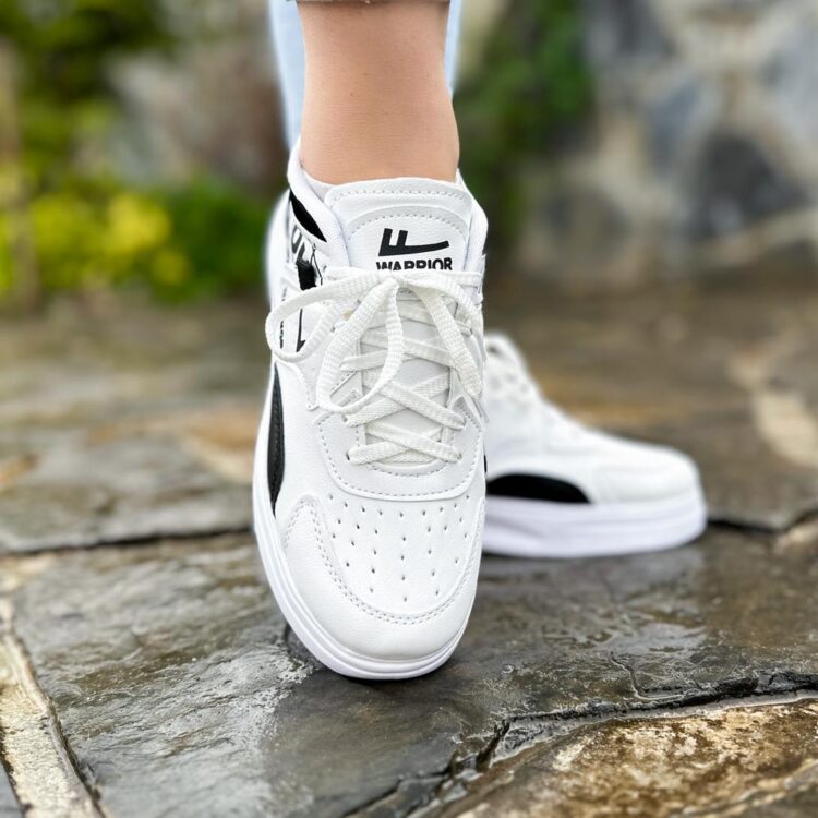 کتانی دخترانه واریور سفید کد 19238