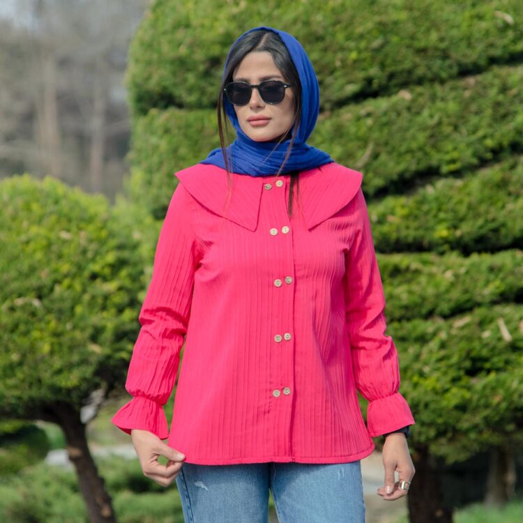 شومیز آستین عروسکی کد 19791