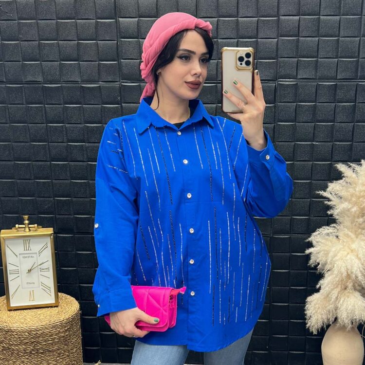 مانتو نگین دار کد 19679