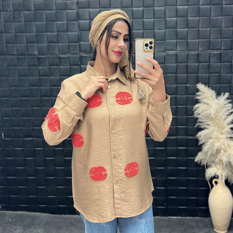 شومیز مانتویی کد 19058