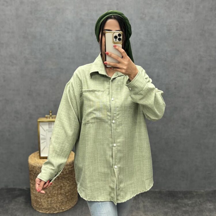 شومیز مانتویی کد 20002