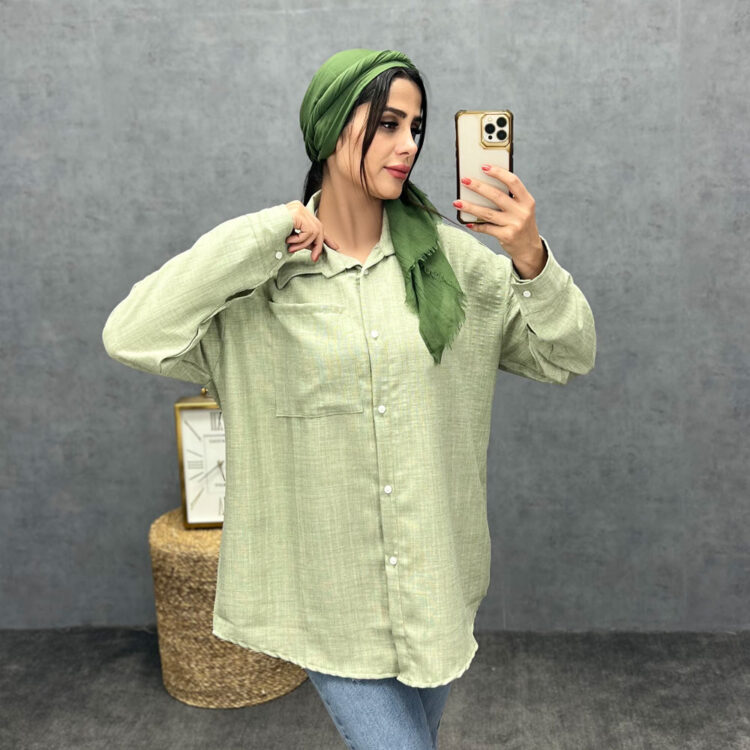 شومیز مانتویی کد 20002