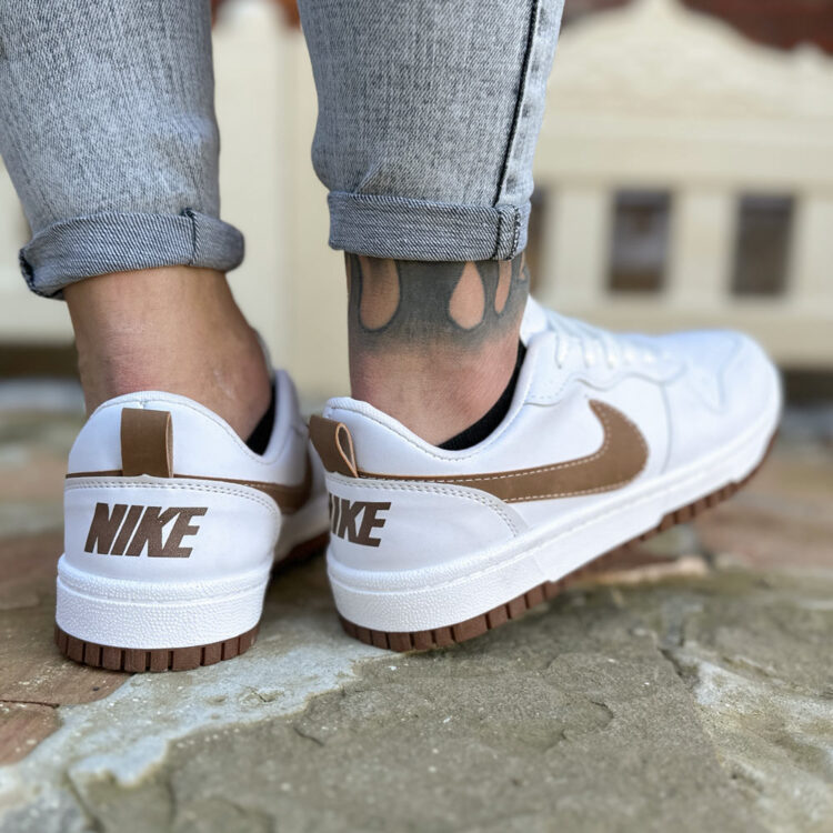 کتانی مردانه نایک سفید کد 19713