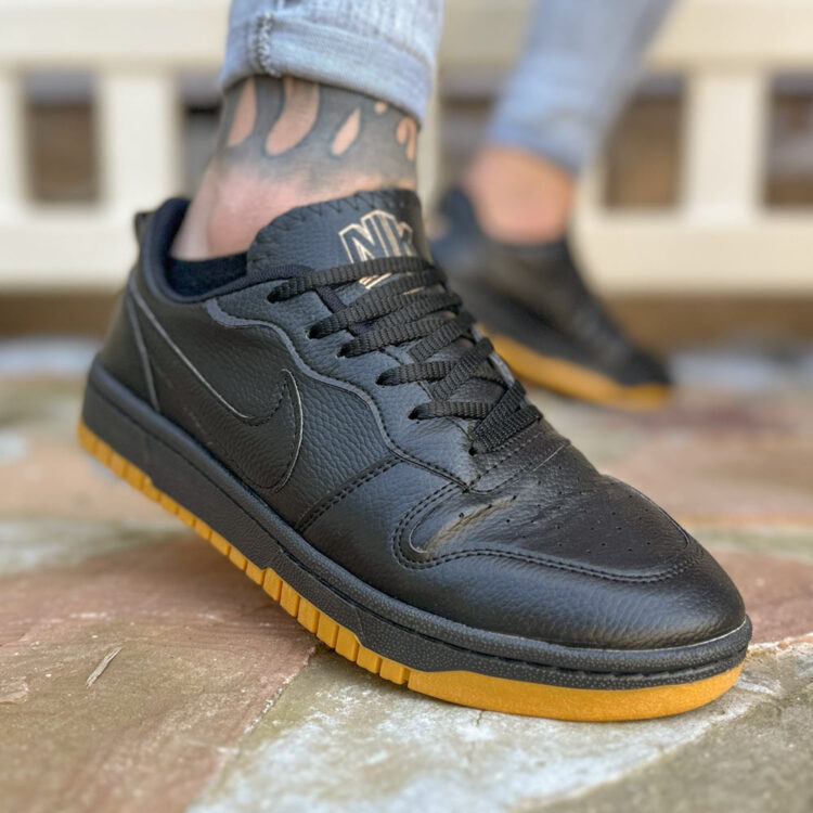 کتانی مردانه نایک مشکی کد 19715