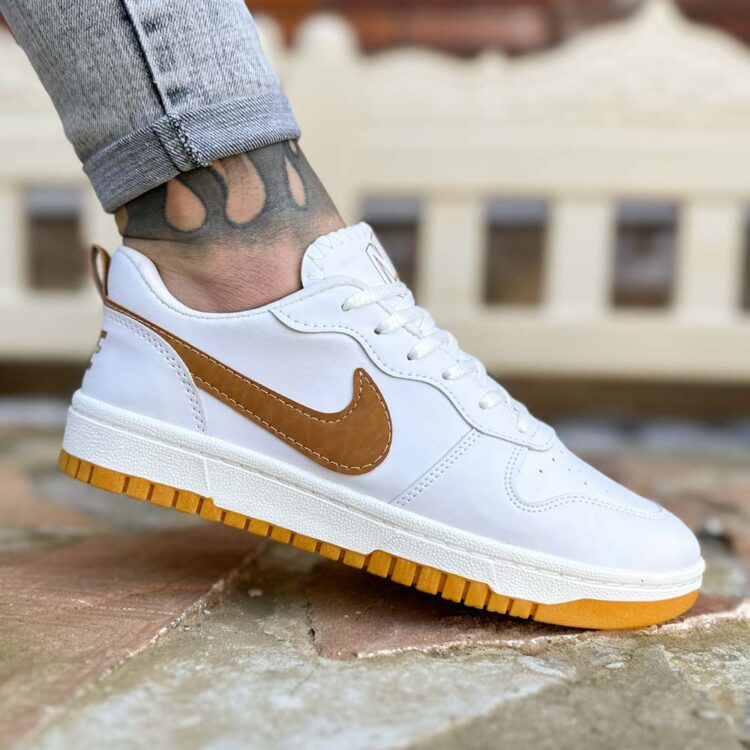 کتانی مردانه نایک سفید کد 19717