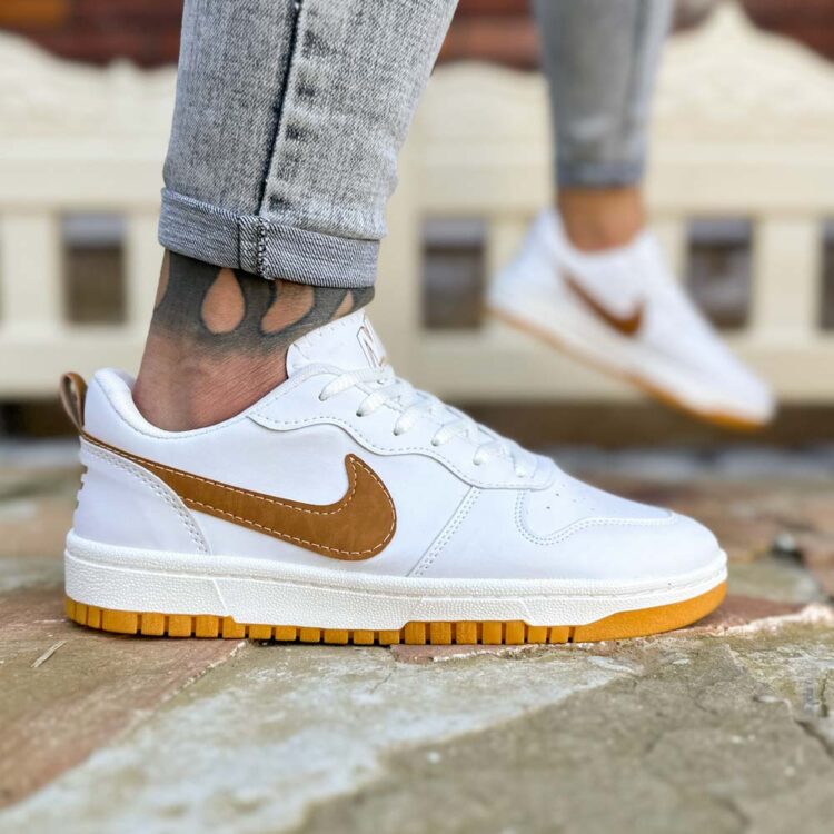 کتانی مردانه نایک سفید کد 19717