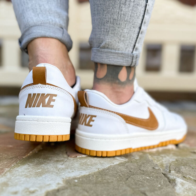 کتانی مردانه نایک سفید کد 19717