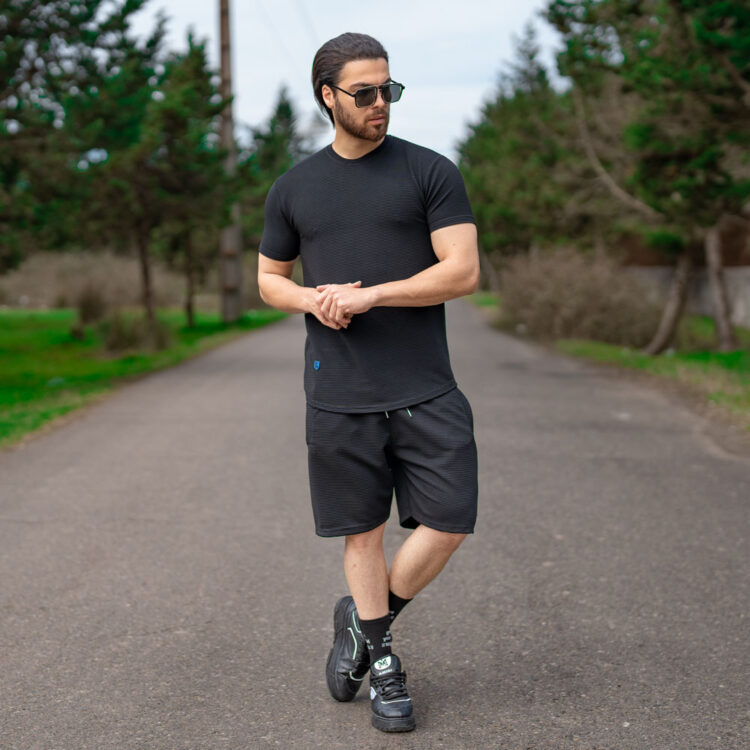 ست تیشرت و شلوارک مردانه کد 20515