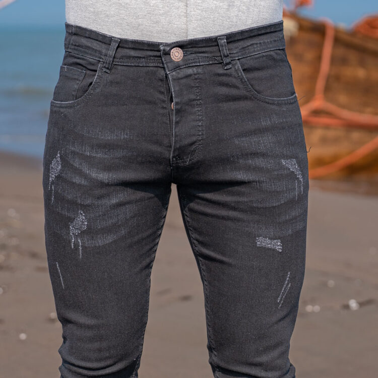 شلوار جین مردانه مشکی کد 20094