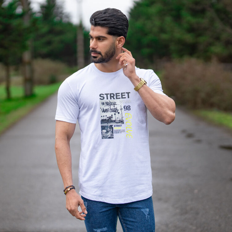 تیشرت مردانه چاپدار کد 20224