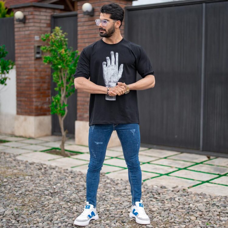 تیشرت مردانه چاپدار کد 20375