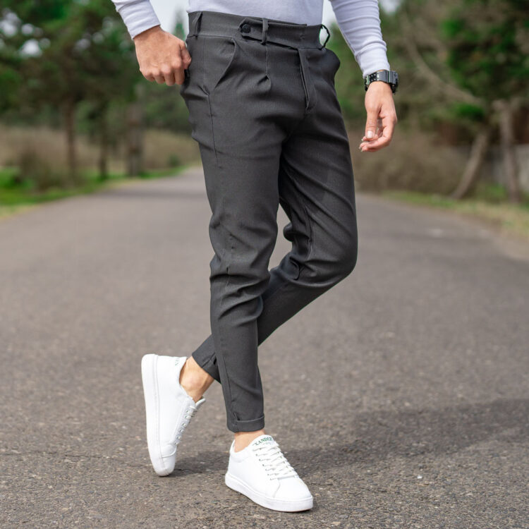 شلوار مردانه مشکی کد 20425