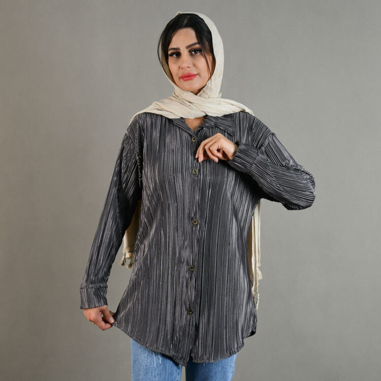 شومیز مانتویی پلیسه کد 20005