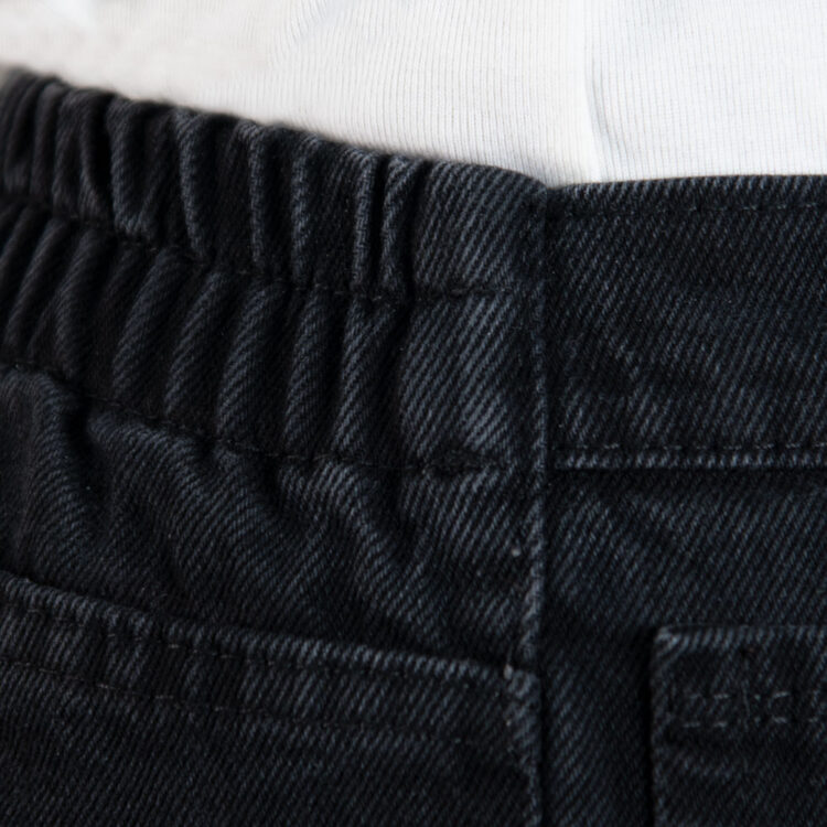 شلوار جین مام دخترانه مشکی کد 20146