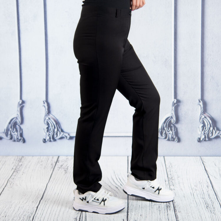 شلوار مازراتی راسته مشکی کد 20336