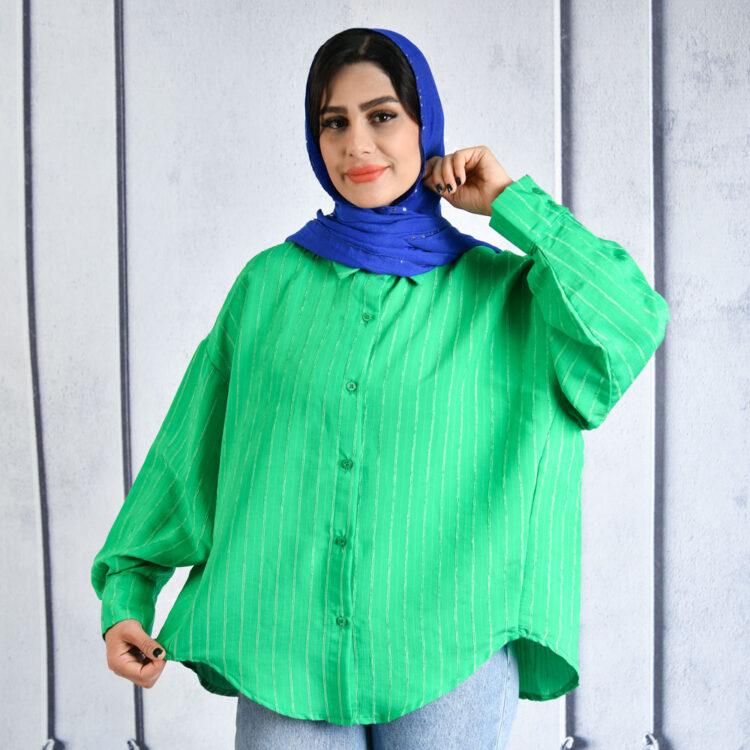 شومیز مانتویی کد 20036