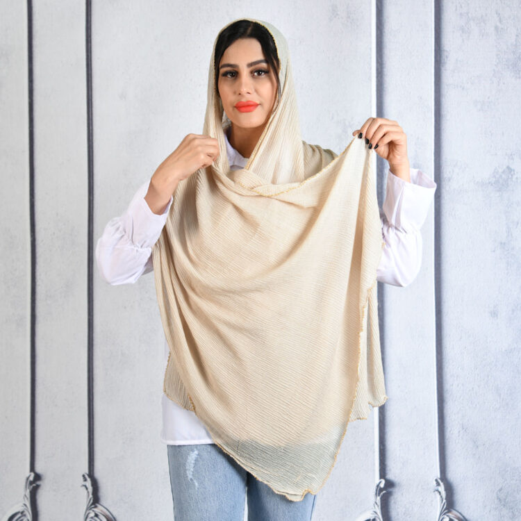شال لبه مروارید کد 20540