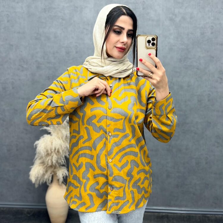 شومیز مانتویی زبرا کد 20288